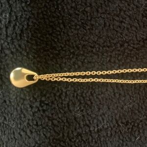 Madewell Chain Teardrop Pendant  16 inch